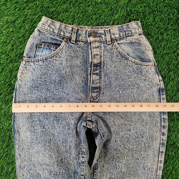 Vintage LEE Riders Mom Jeans Womens 00/0 23x29 Acid-Wash - Picture 12 of 16